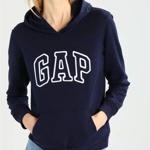 Navy Blue Gap Logo Hoodie
